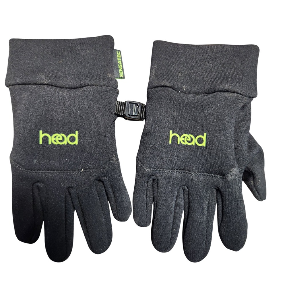 Kids‎ Head Black thin winter gloves Size Medium
